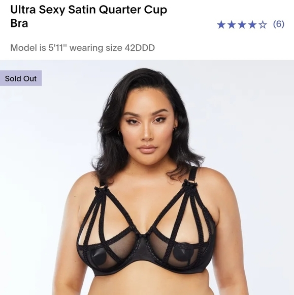 quarter cup bras